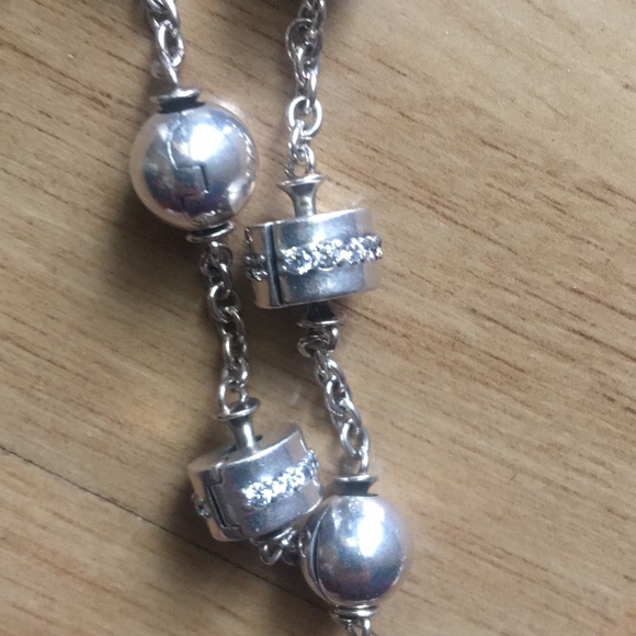 925 Pandora station bracelet with charm - Picture 5 of 5